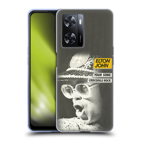 Elton John Artwork Your Song Single Soft Gel Case for OPPO A57s