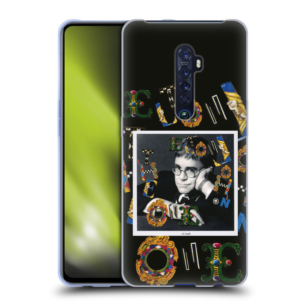 Elton John Artwork The One Single Soft Gel Case for OPPO Reno 2