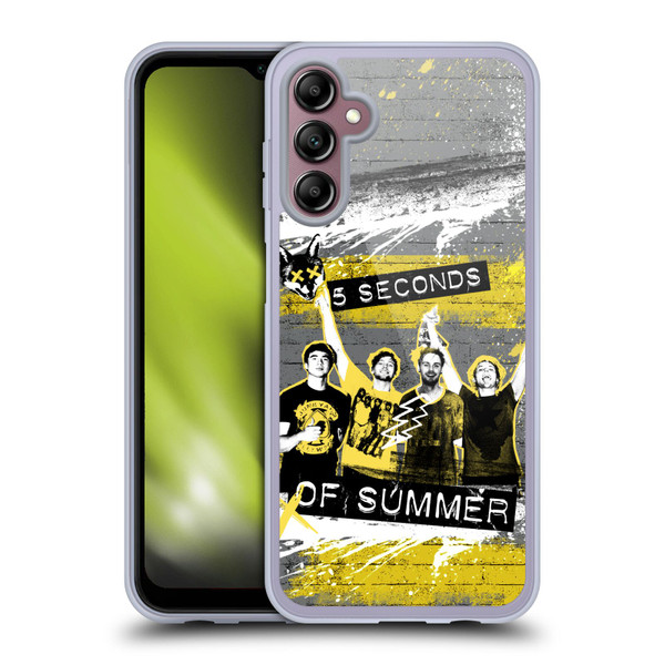 5 Seconds of Summer Posters Splatter Soft Gel Case for Samsung Galaxy A14 5G