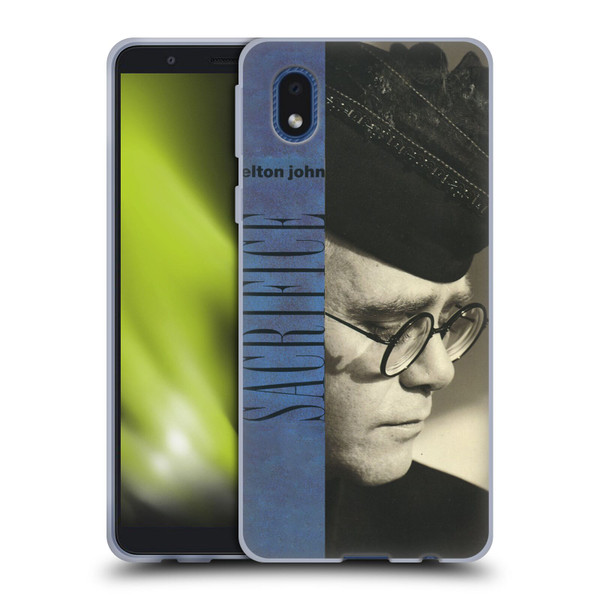 Elton John Artwork Sacrifice Single Soft Gel Case for Samsung Galaxy A01 Core (2020)