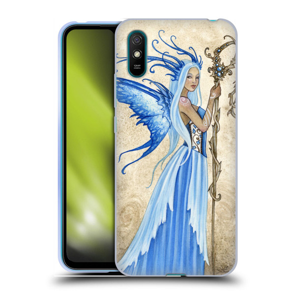 Amy Brown Elemental Fairies Blue Goddess Soft Gel Case for Xiaomi Redmi 9A / Redmi 9AT