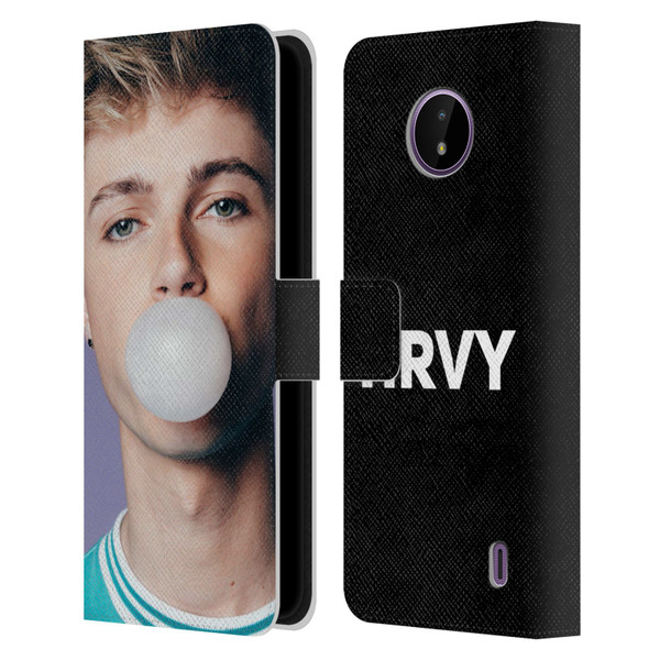 HRVY Graphics Calendar 2 Leather Book Wallet Case Cover For Nokia C10 / C20
