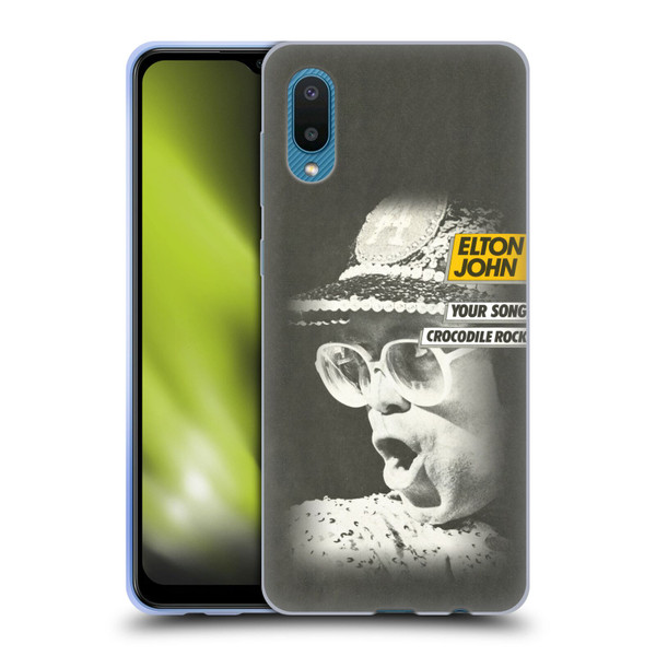 Elton John Artwork Your Song Single Soft Gel Case for Samsung Galaxy A02/M02 (2021)