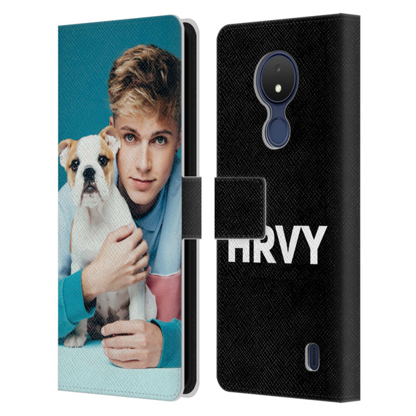 HRVY Graphics Calendar 10 Leather Book Wallet Case Cover For Nokia C21