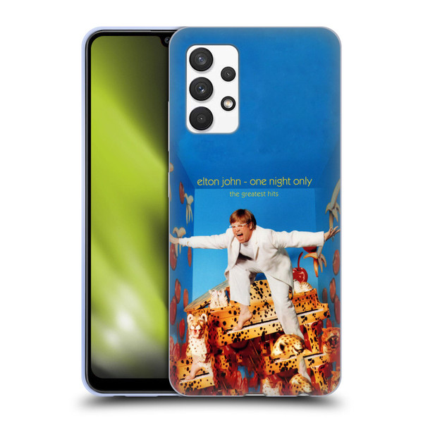 Elton John Artwork One Night Only Album Soft Gel Case for Samsung Galaxy A32 (2021)