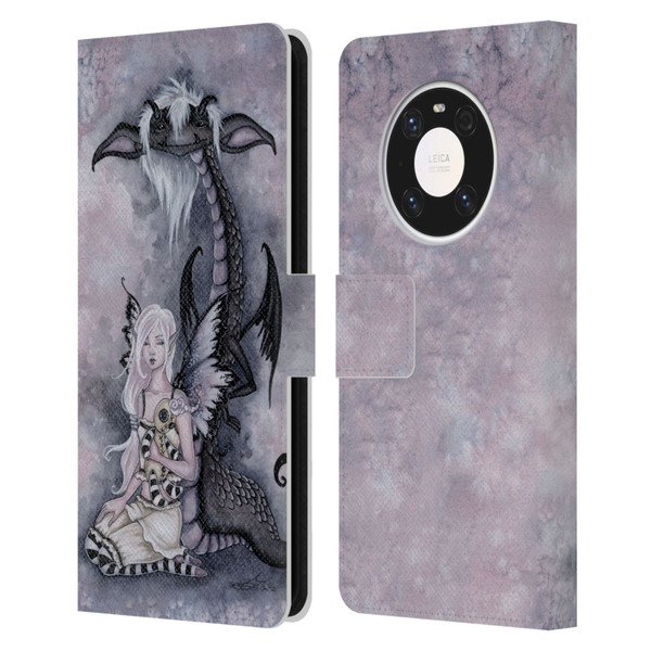 Amy Brown Folklore Evie And The Nightmare Leather Book Wallet Case Cover For Huawei Mate 40 Pro 5G