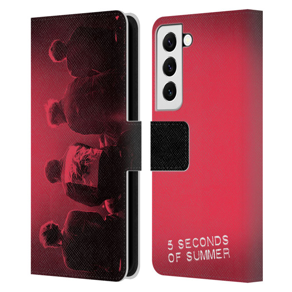 5 Seconds of Summer Posters Colour Washed Leather Book Wallet Case Cover For Samsung Galaxy S22 5G