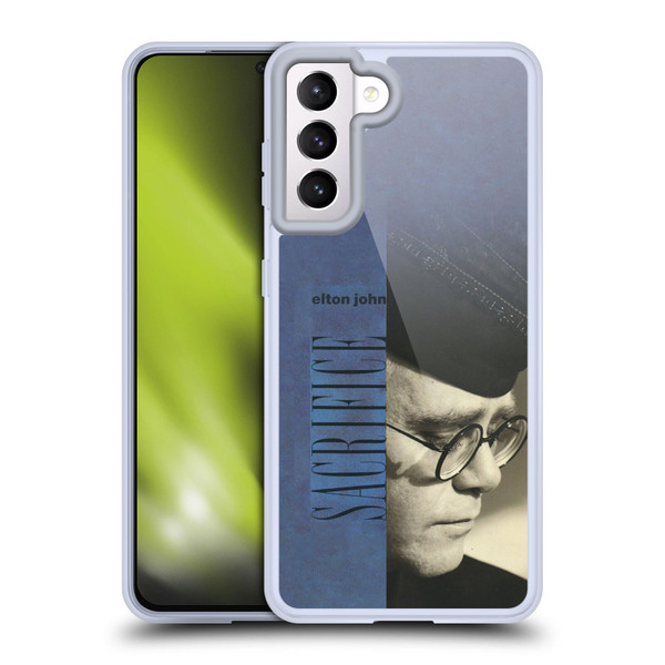 Elton John Artwork Sacrifice Single Soft Gel Case for Samsung Galaxy S21 5G