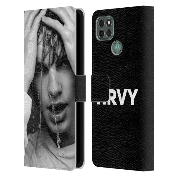 HRVY Graphics Calendar 11 Leather Book Wallet Case Cover For Motorola Moto G9 Power
