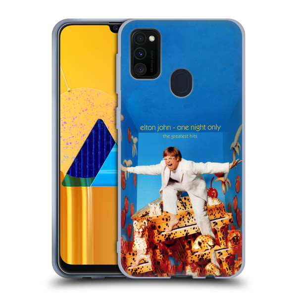 Elton John Artwork One Night Only Album Soft Gel Case for Samsung Galaxy M30s (2019)/M21 (2020)