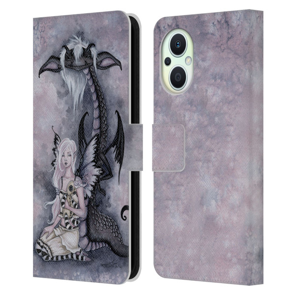 Amy Brown Folklore Evie And The Nightmare Leather Book Wallet Case Cover For OPPO Reno8 Lite