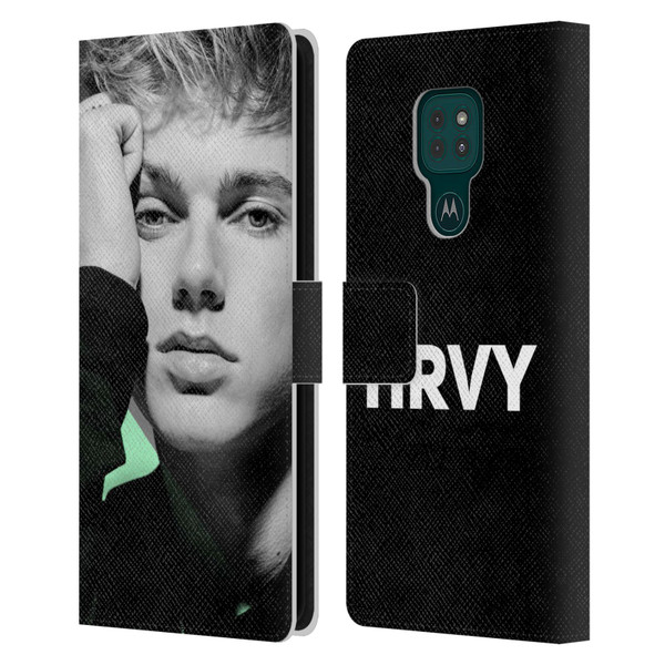 HRVY Graphics Calendar 7 Leather Book Wallet Case Cover For Motorola Moto G9 Play