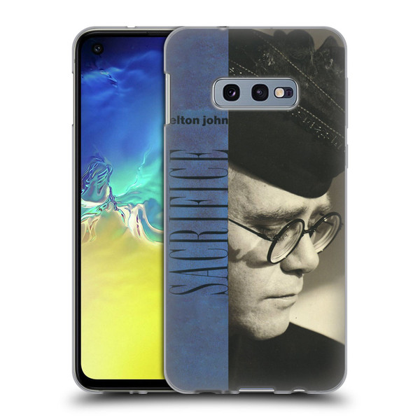 Elton John Artwork Sacrifice Single Soft Gel Case for Samsung Galaxy S10e