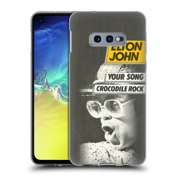 Elton John Artwork Your Song Single Soft Gel Case for Samsung Galaxy S10e