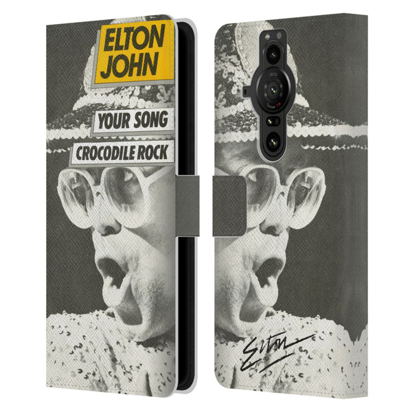 Elton John Artwork Your Song Single Leather Book Wallet Case Cover For Sony Xperia Pro-I