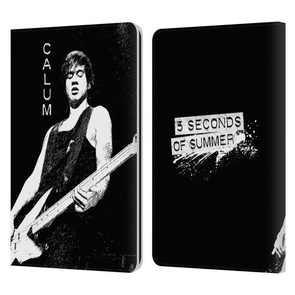 5 Seconds of Summer Solos BW Calum Leather Book Wallet Case Cover For Amazon Kindle Paperwhite 1 / 2 / 3
