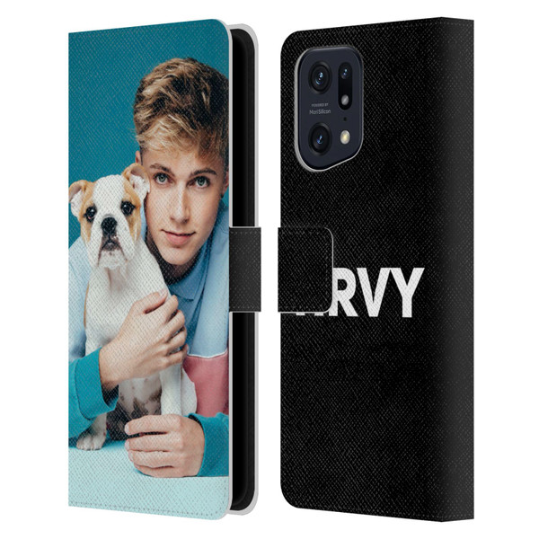 HRVY Graphics Calendar 10 Leather Book Wallet Case Cover For OPPO Find X5
