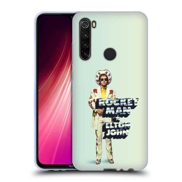 Elton John Artwork Rocket Man Single Soft Gel Case for Xiaomi Redmi Note 8T