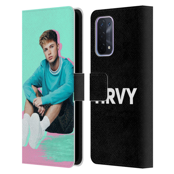 HRVY Graphics Calendar Leather Book Wallet Case Cover For OPPO A54 5G