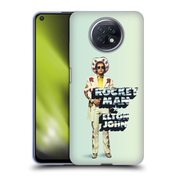 Elton John Artwork Rocket Man Single Soft Gel Case for Xiaomi Redmi Note 9T 5G