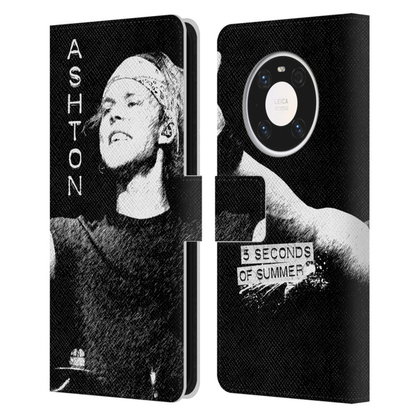 5 Seconds of Summer Solos BW Ashton Leather Book Wallet Case Cover For Huawei Mate 40 Pro 5G