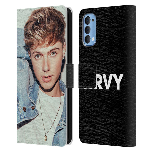 HRVY Graphics Calendar 4 Leather Book Wallet Case Cover For OPPO Reno 4 5G