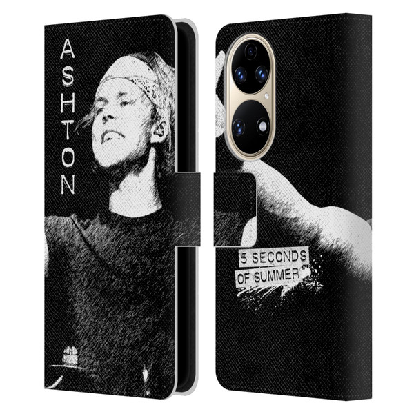 5 Seconds of Summer Solos BW Ashton Leather Book Wallet Case Cover For Huawei P50