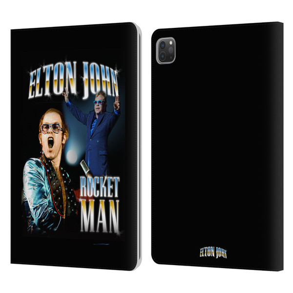 Elton John Rocketman Key Art Leather Book Wallet Case Cover For Apple iPad Pro 11 2020 / 2021 / 2022