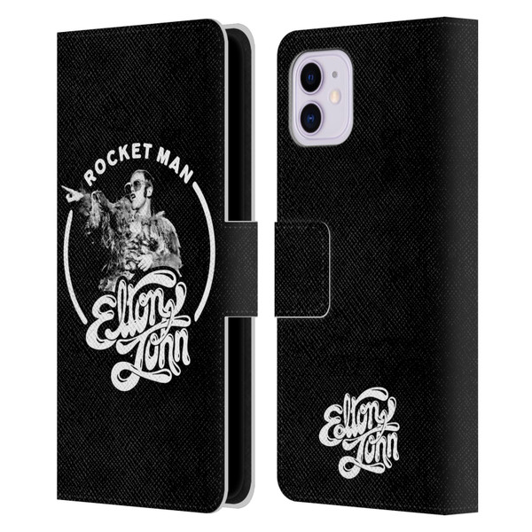 Elton John Rocketman Key Art 2 Leather Book Wallet Case Cover For Apple iPhone 11