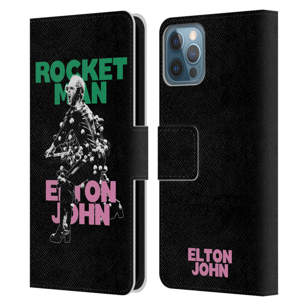 Elton John Rocketman Key Art 5 Leather Book Wallet Case Cover For Apple iPhone 12 / iPhone 12 Pro