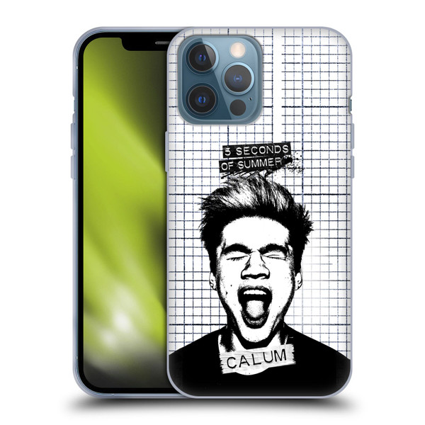 5 Seconds of Summer Solos Grained Calum Soft Gel Case for Apple iPhone 13 Pro Max