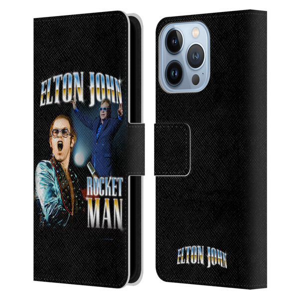 Elton John Rocketman Key Art Leather Book Wallet Case Cover For Apple iPhone 13 Pro