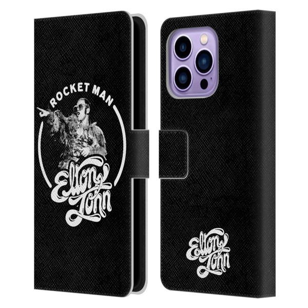 Elton John Rocketman Key Art 2 Leather Book Wallet Case Cover For Apple iPhone 14 Pro Max