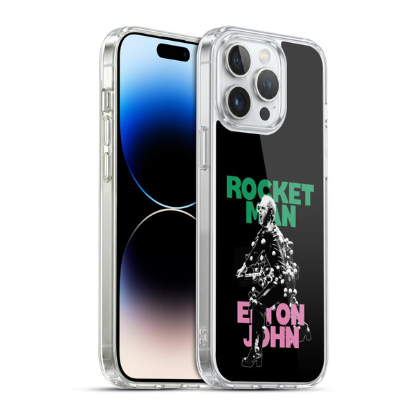 Elton John Rocketman Key Art 5 Soft Gel Case for Apple iPhone 14 Pro Max & MagSafe