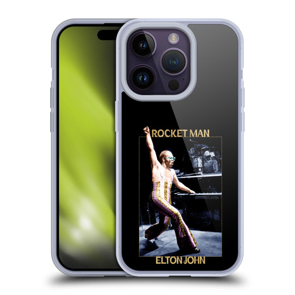Elton John Rocketman Key Art 3 Soft Gel Case for Apple iPhone 14 Pro