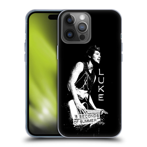 5 Seconds of Summer Solos BW Luke Soft Gel Case for Apple iPhone 14 Pro Max