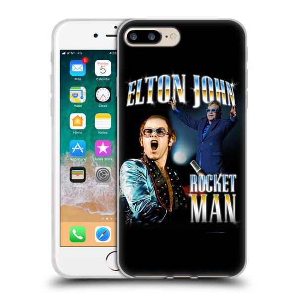 Elton John Rocketman Key Art Soft Gel Case for Apple iPhone 7 Plus / iPhone 8 Plus