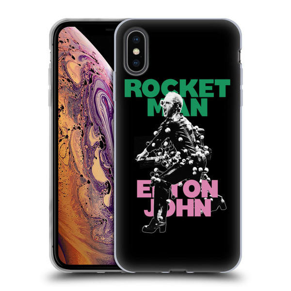 Elton John Rocketman Key Art 5 Soft Gel Case for Apple iPhone XS Max