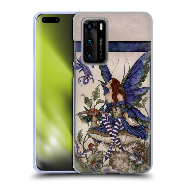 Amy Brown Pixies Bottom Of The Garden Soft Gel Case for Huawei P40 5G