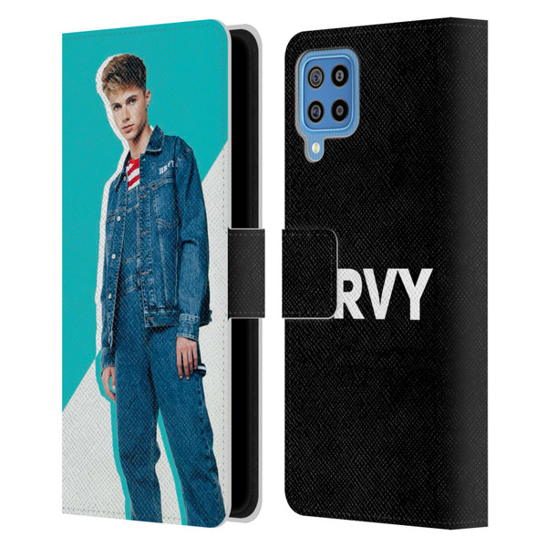 HRVY Graphics Calendar 8 Leather Book Wallet Case Cover For Samsung Galaxy F22 (2021)