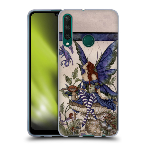 Amy Brown Pixies Bottom Of The Garden Soft Gel Case for Huawei Y6p