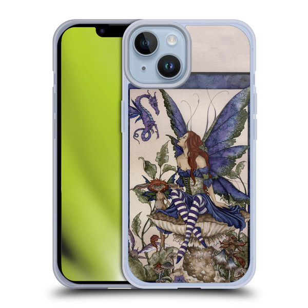 Amy Brown Pixies Bottom Of The Garden Soft Gel Case for Apple iPhone 14