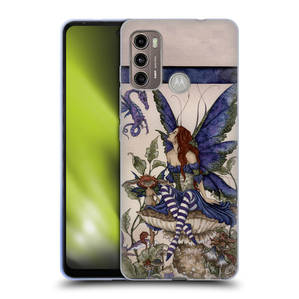 Amy Brown Pixies Bottom Of The Garden Soft Gel Case for Motorola Moto G60 / Moto G40 Fusion