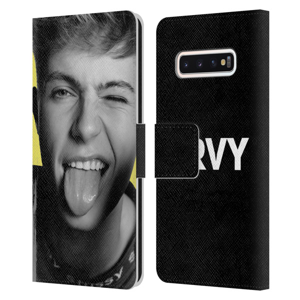 HRVY Graphics Calendar 5 Leather Book Wallet Case Cover For Samsung Galaxy S10