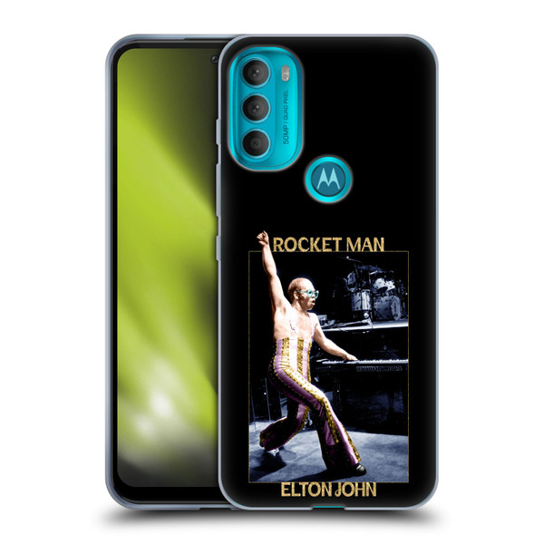 Elton John Rocketman Key Art 3 Soft Gel Case for Motorola Moto G71 5G