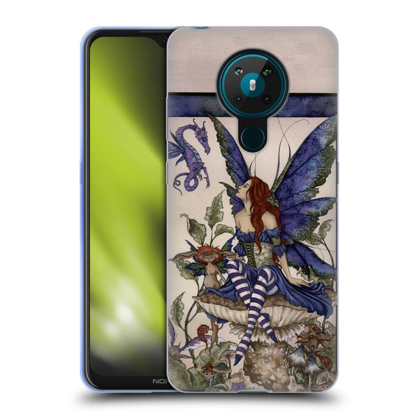 Amy Brown Pixies Bottom Of The Garden Soft Gel Case for Nokia 5.3
