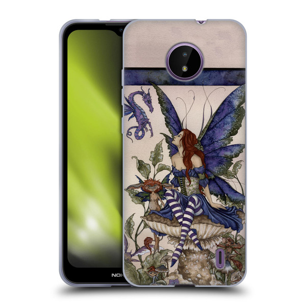 Amy Brown Pixies Bottom Of The Garden Soft Gel Case for Nokia C10 / C20