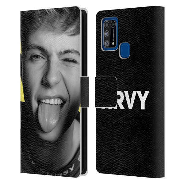 HRVY Graphics Calendar 5 Leather Book Wallet Case Cover For Samsung Galaxy M31 (2020)