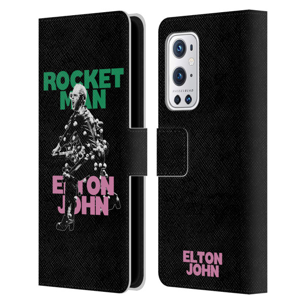 Elton John Rocketman Key Art 5 Leather Book Wallet Case Cover For OnePlus 9 Pro