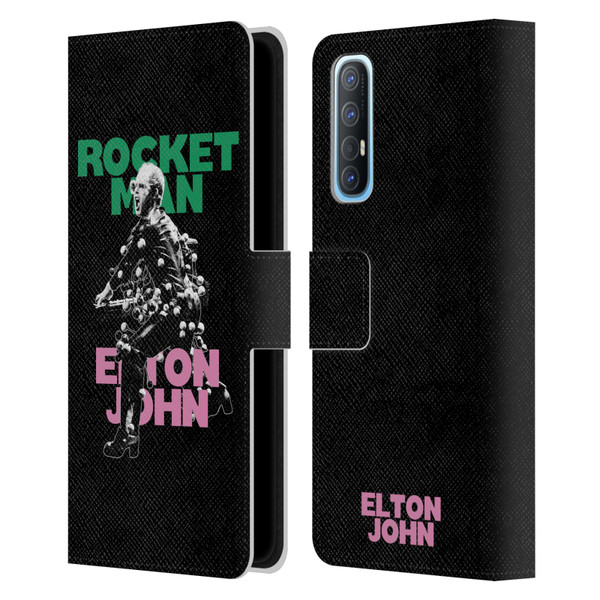 Elton John Rocketman Key Art 5 Leather Book Wallet Case Cover For OPPO Find X2 Neo 5G